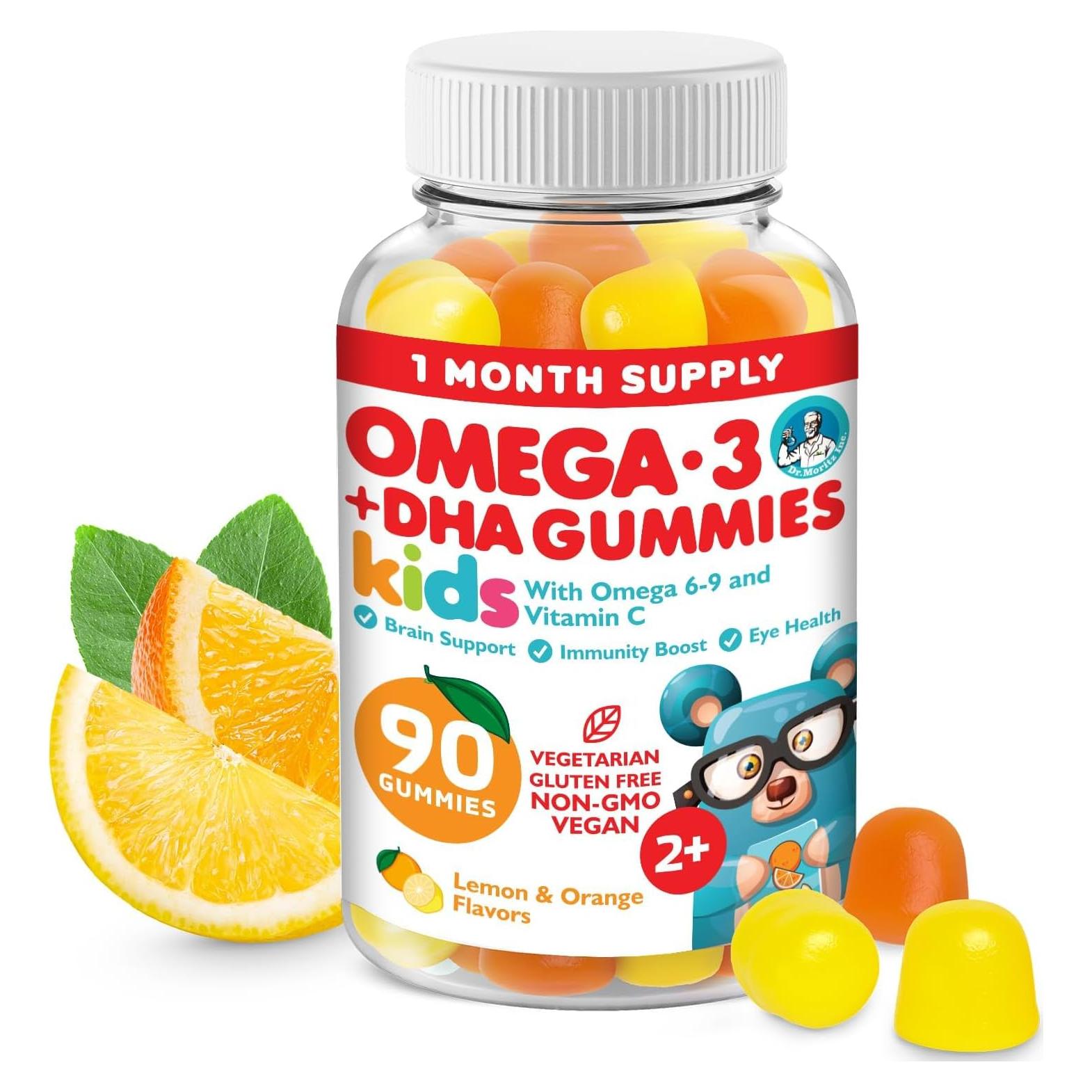 Gominolas Veganas Omega 3 Dr. Moritz para Niños 90 Unidades