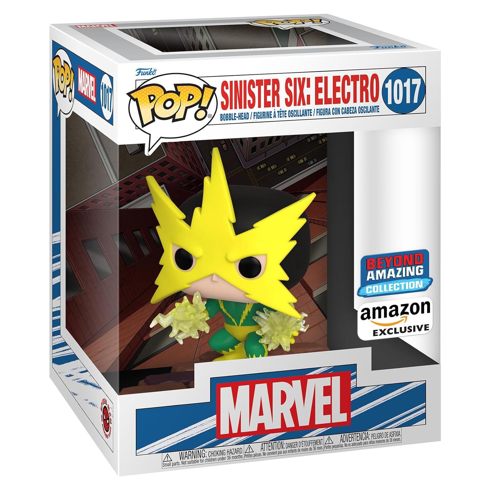 Funko Pop Deluxe Electro Marvel Sinister 6 - Figura 11 cm