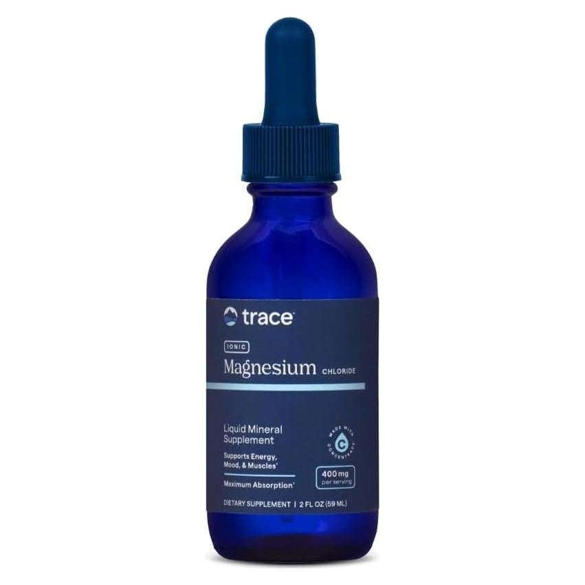 Magnesio Iónico Líquido 400 mg - Minerales de Trazo - 2 fl oz