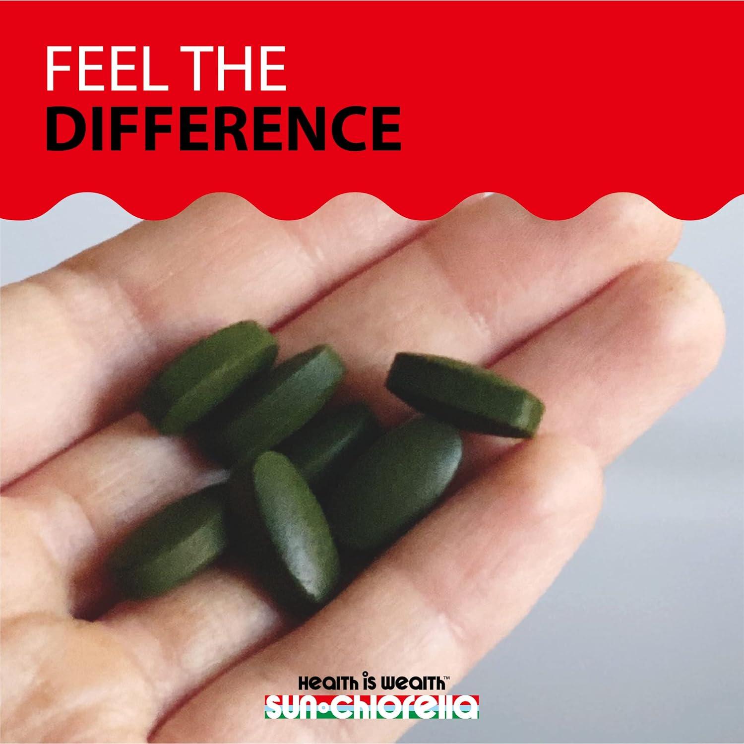 Sun Chlorella 500mg Suplemento de Algas Verdes 120 Tabletas