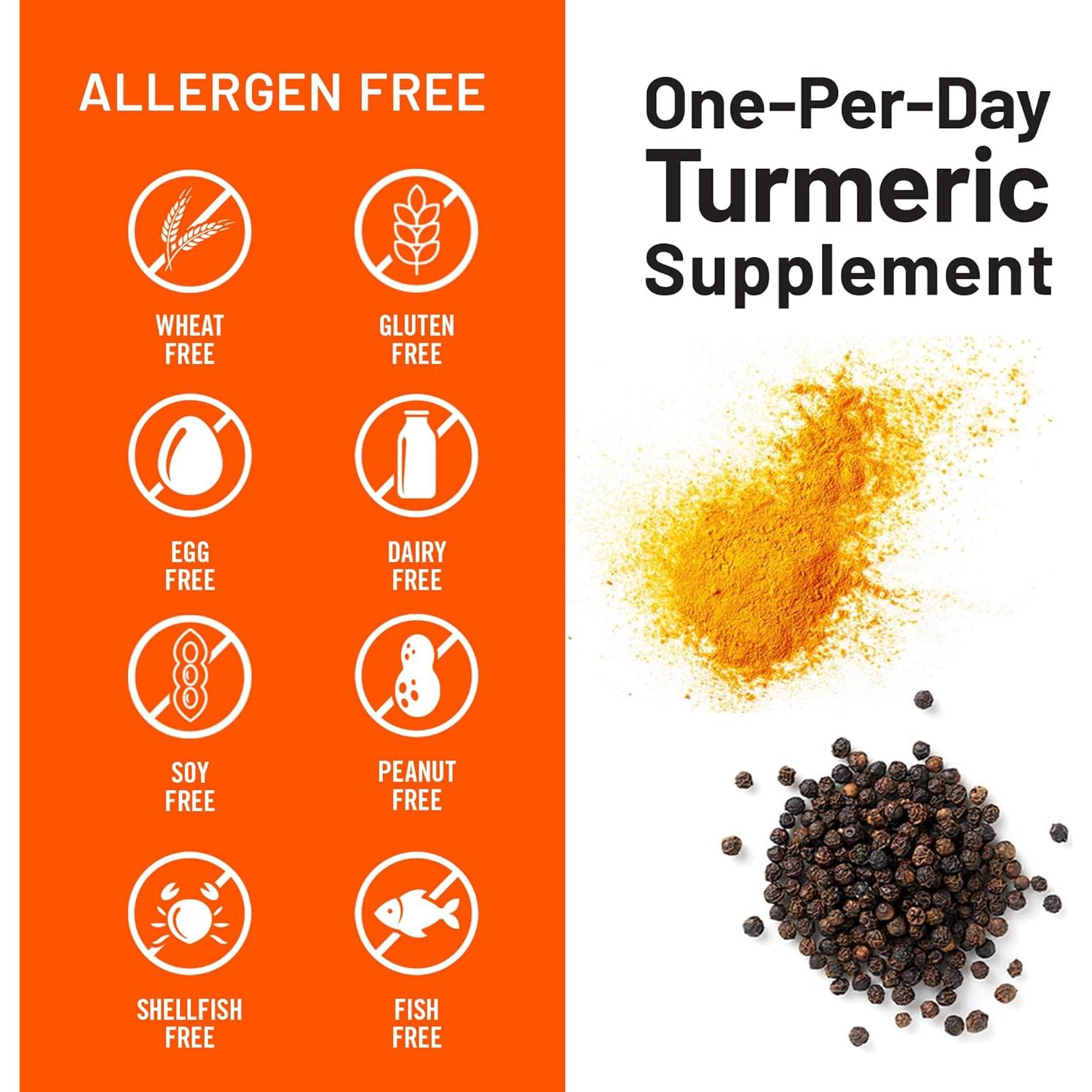 Cápsulas de Cúrcuma Curcumina NatureWise 500mg - 30 Unidades