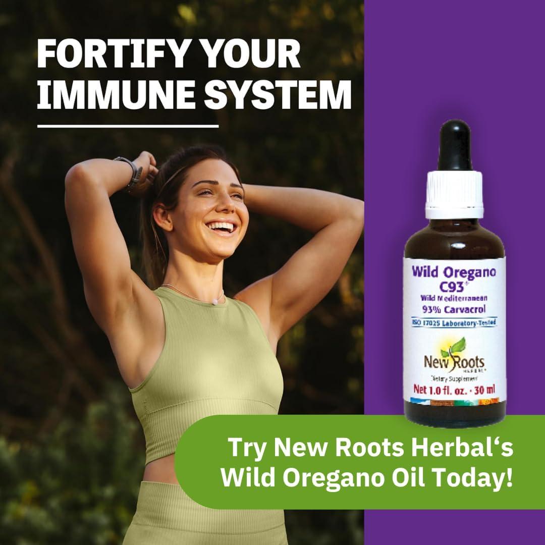 Aceite de Orégano Silvestre C93 Nuevas Raíces 30 ml 93% Carvacrol