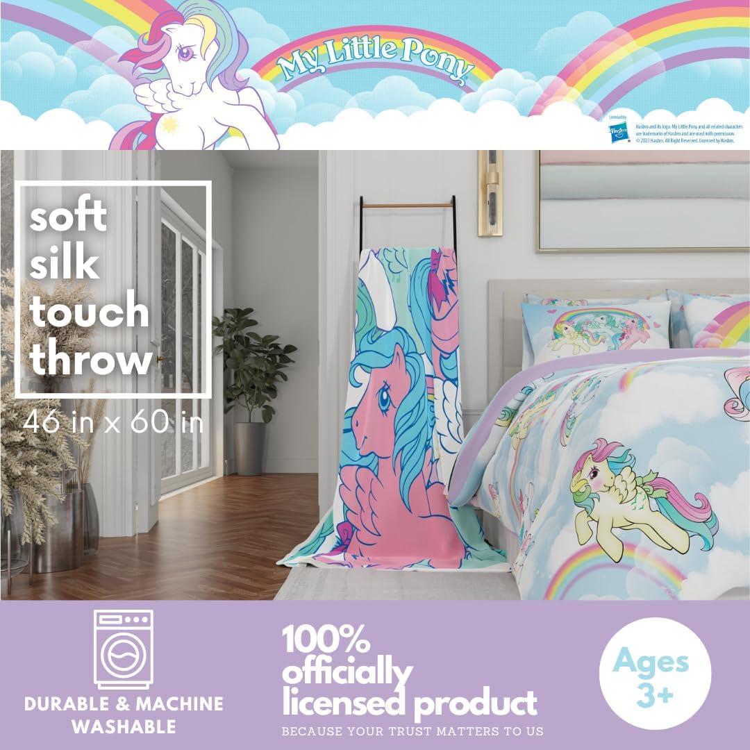 Manta My Little Pony Franco 116x152 cm Suave y Colorida