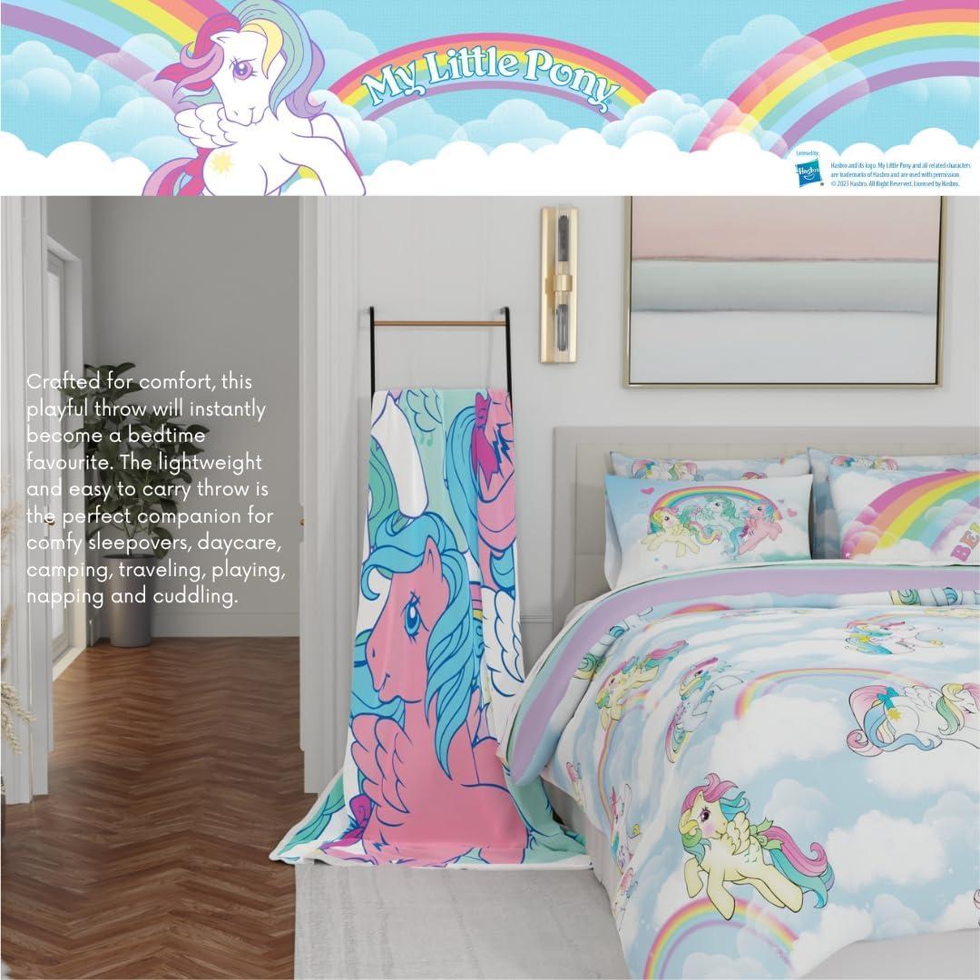 Manta My Little Pony Franco 116x152 cm Suave y Colorida