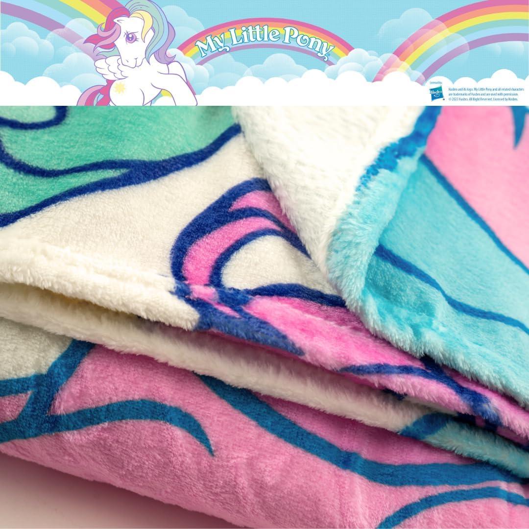 Manta My Little Pony Franco 116x152 cm Suave y Colorida