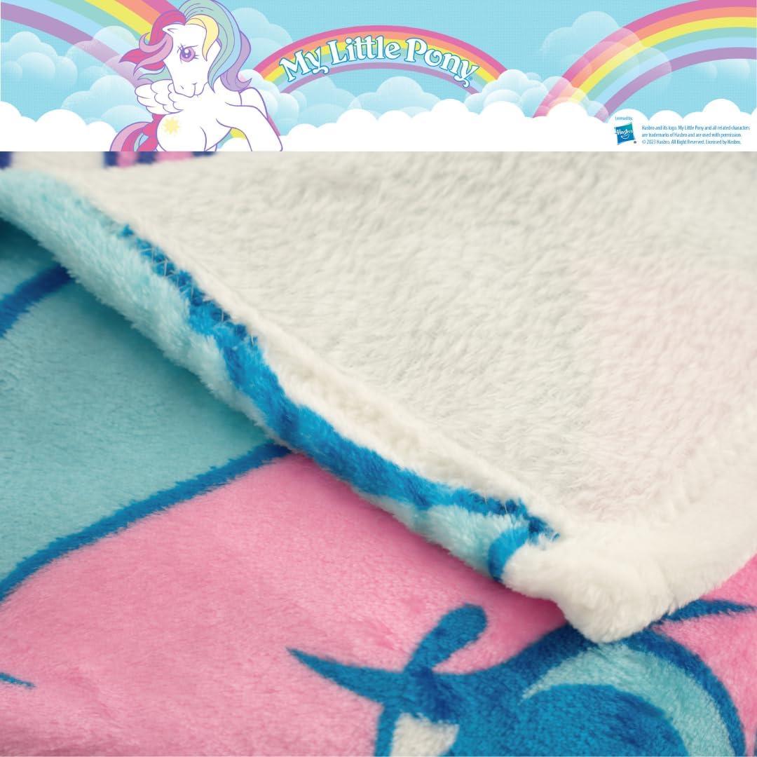 Manta My Little Pony Franco 116x152 cm Suave y Colorida