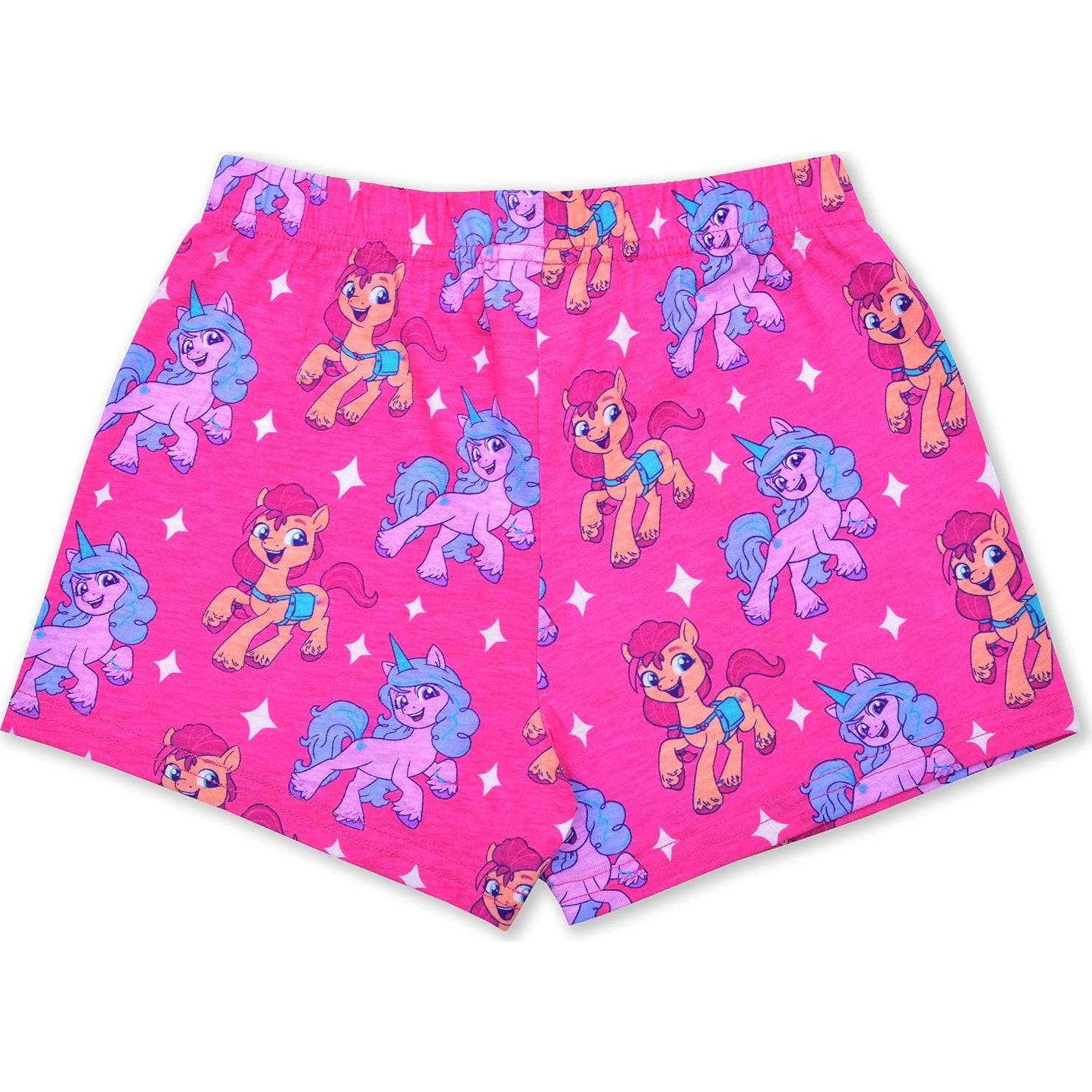 Conjunto Ropa Niña Mi Pequeño Pony Izzy y Sunny Rosa/Blanco