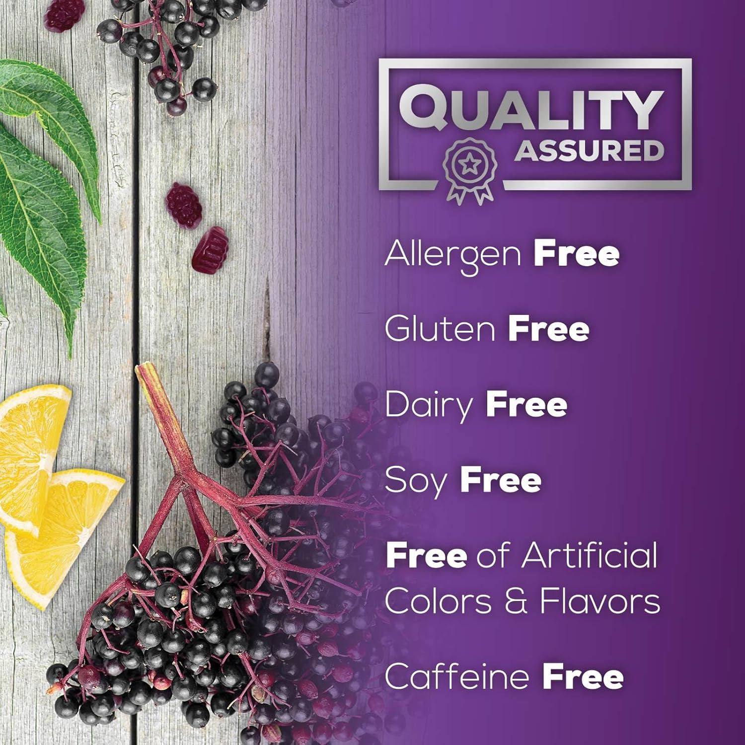 Gomitas de Saúco Nature's Nutrition 60 Unidades Vitamina C D3 Zinc