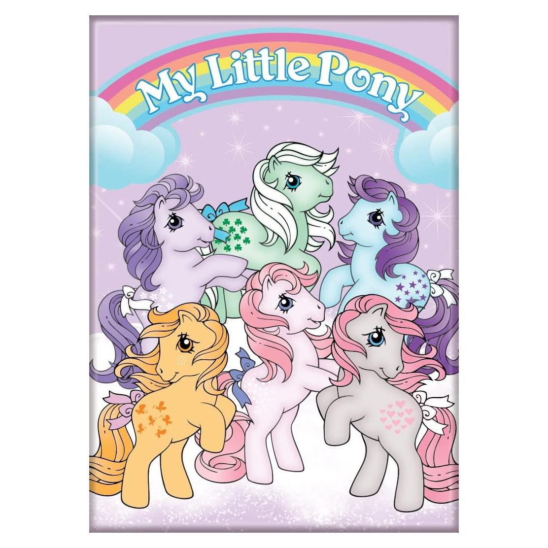 Imán Ata-Boy Mi Pequeño Pony Retro 6.35 x 8.89 cm