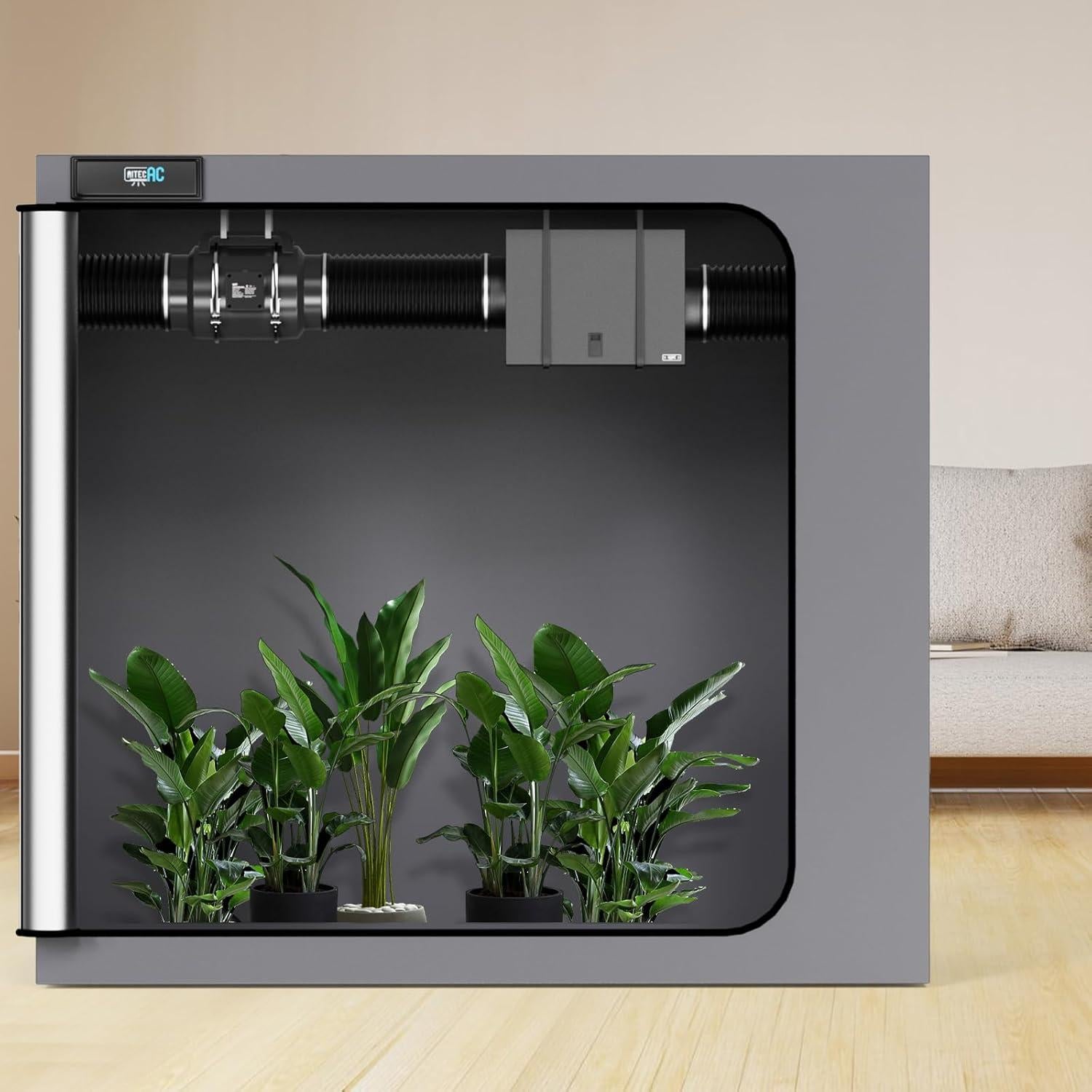 Caja de Filtro AITECAC 4 Pulgadas con Filtros MERV10 y MERV13