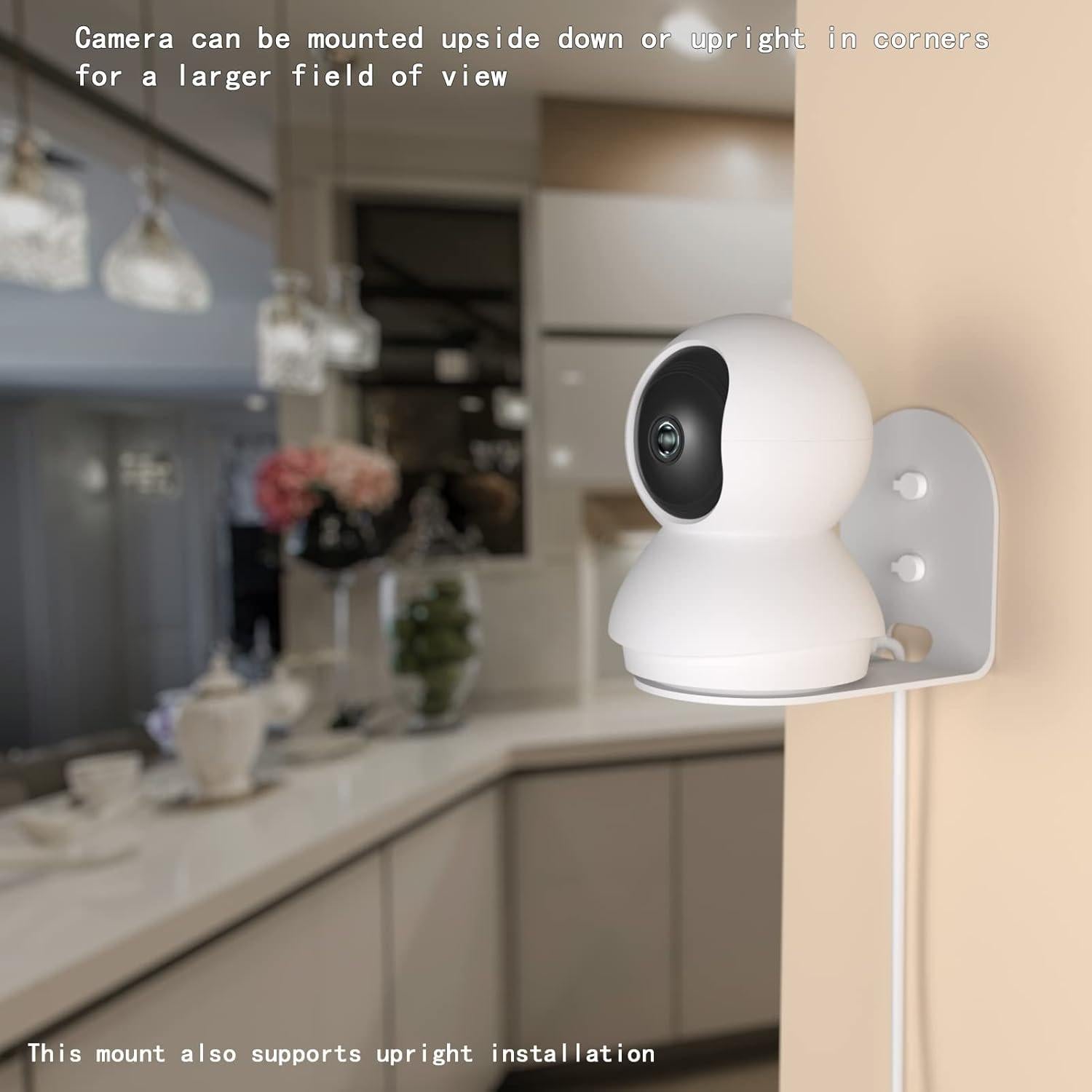 Soporte de Pared de Aluminio Zwolf para Cámara TP-Link Tapo C200/C210 - Paquete de 2