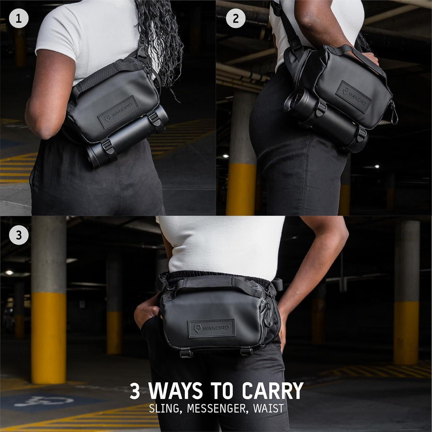 Bandolera Compacta WANDRD ROGUE 3L Azul Egeo para Cámara