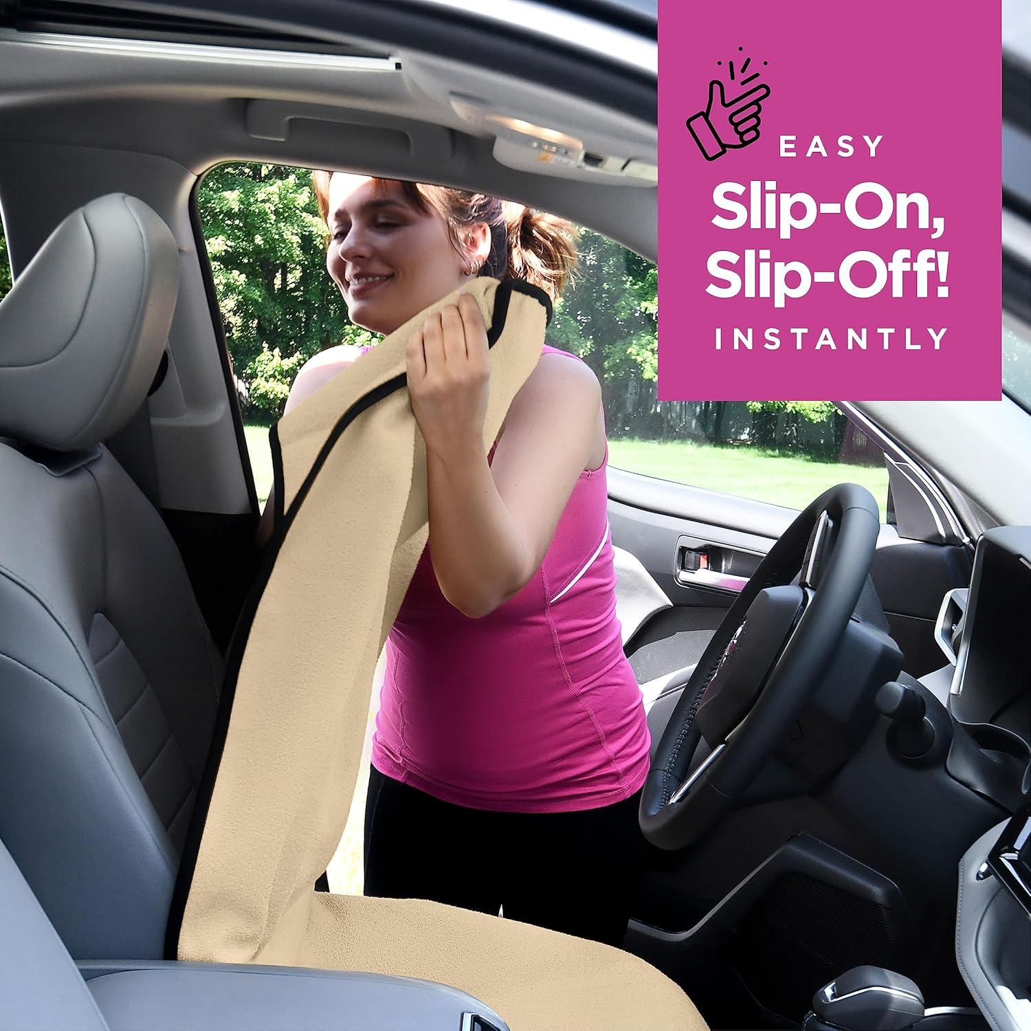 Cubierta de Asiento de Coche Lebogner Impermeable Beige