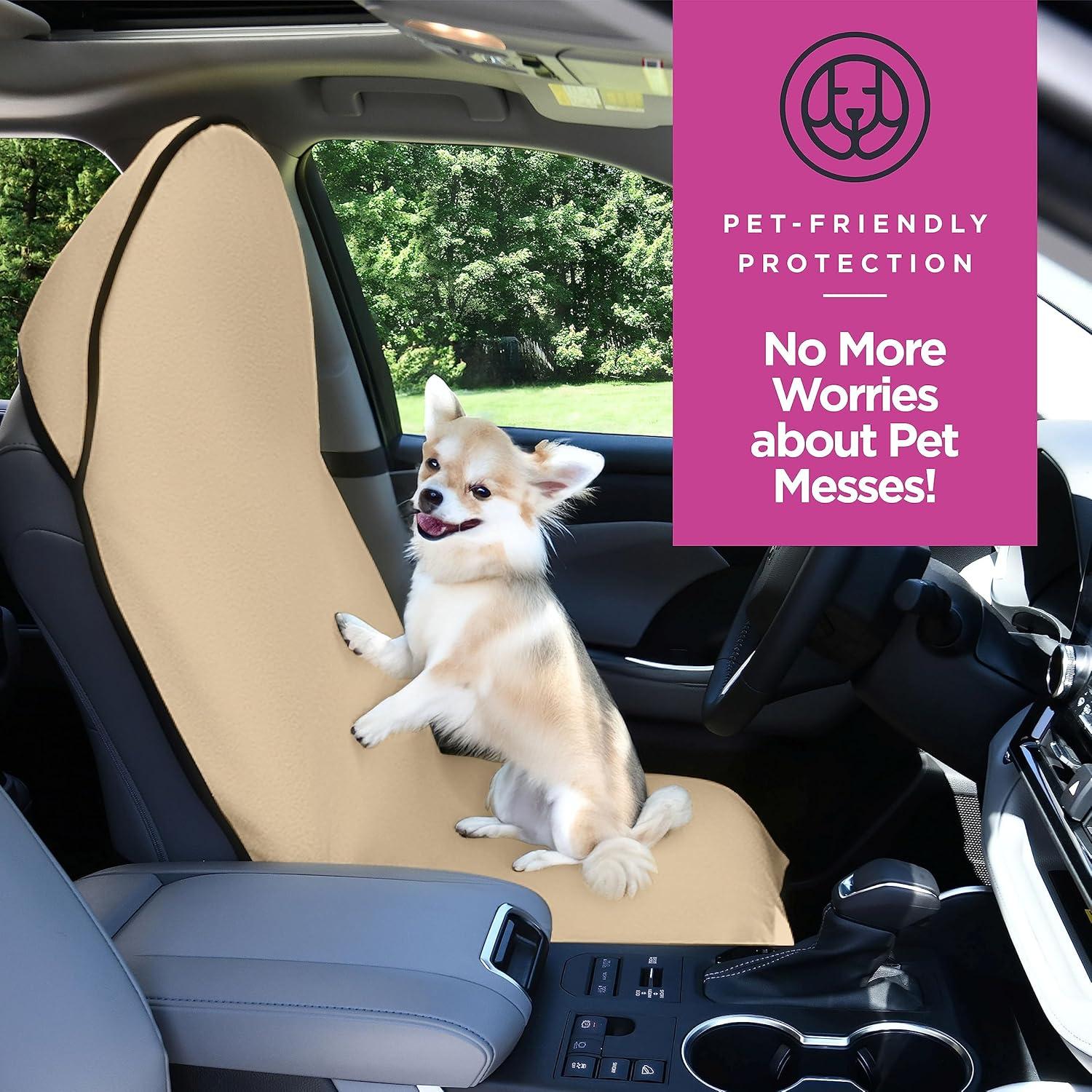 Cubierta de Asiento de Coche Lebogner Impermeable Beige