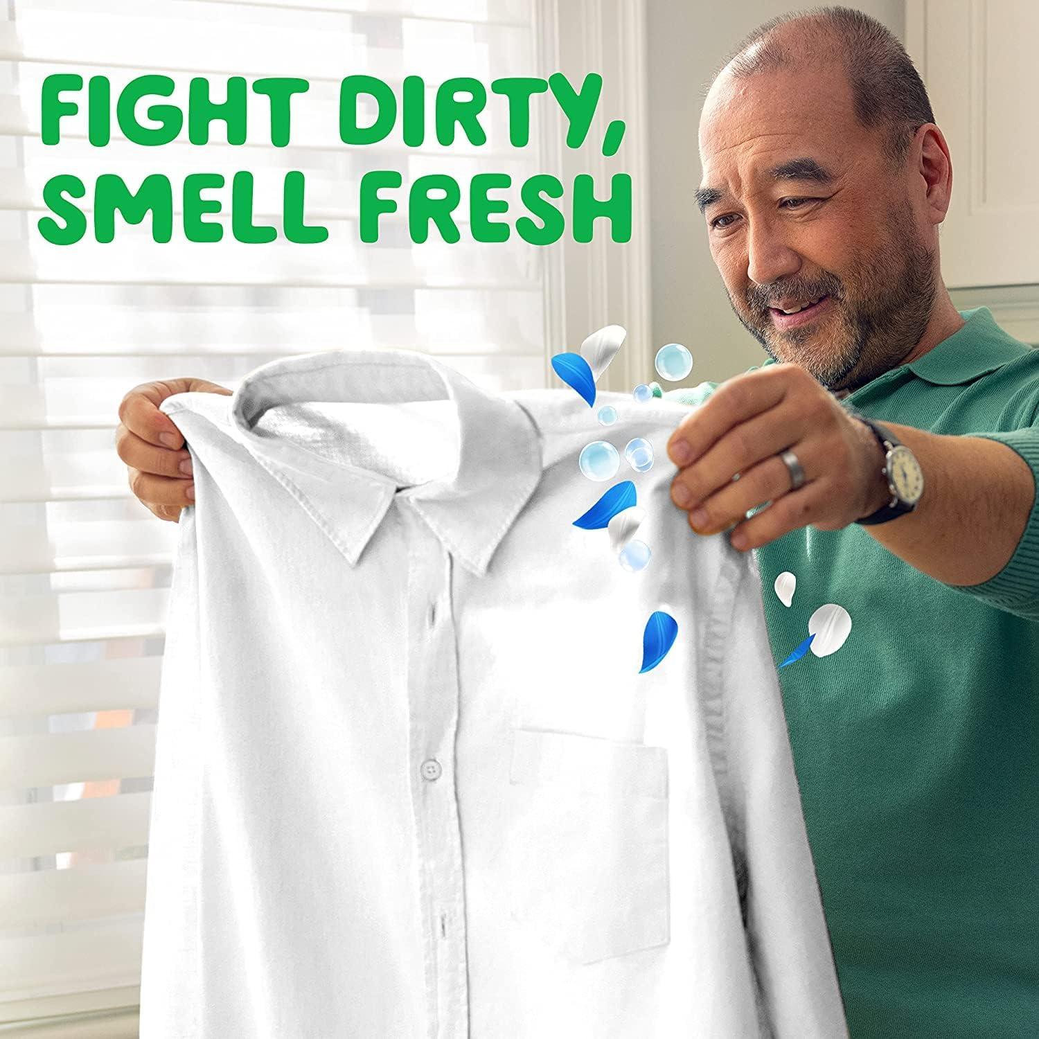 Gain Flings Ultra Oxi Pacs Detergente Ropa 60 Unidades Aroma Cascada