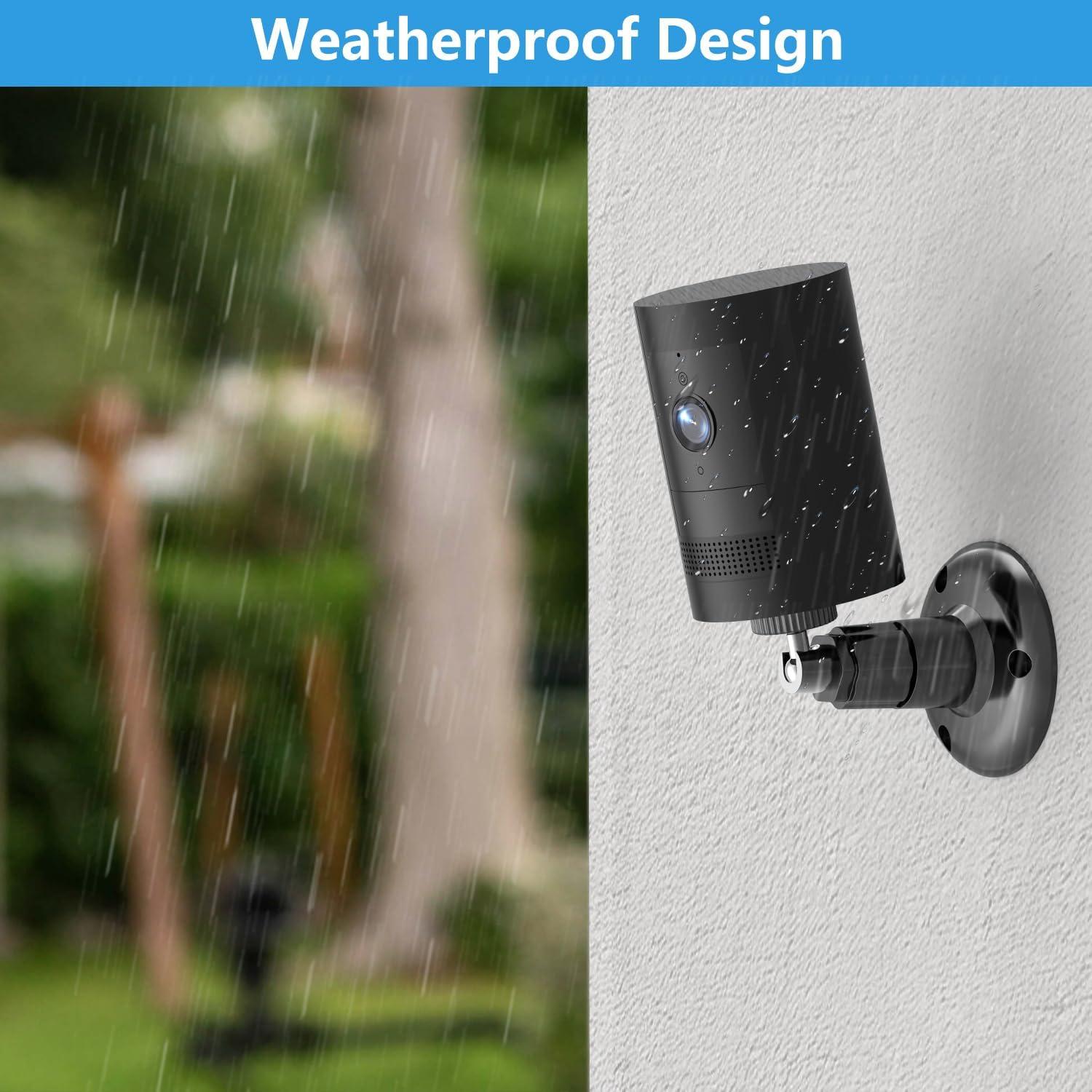 Soporte de Pared para Cámara Ring Gresur, Ajustable 360° Negro