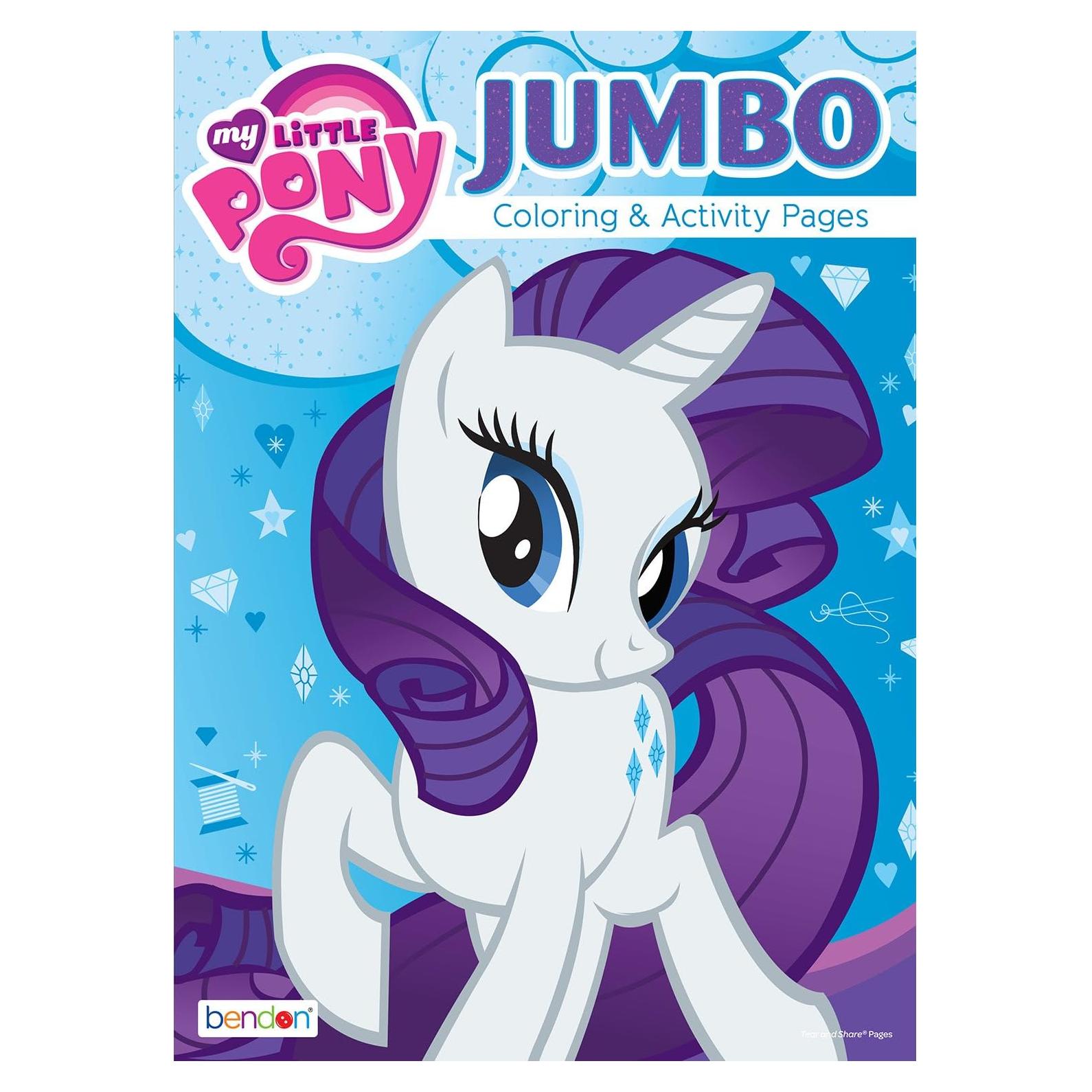 Libro Jumbo de Colorear Bendon Mi Pequeño Pony 64 Páginas