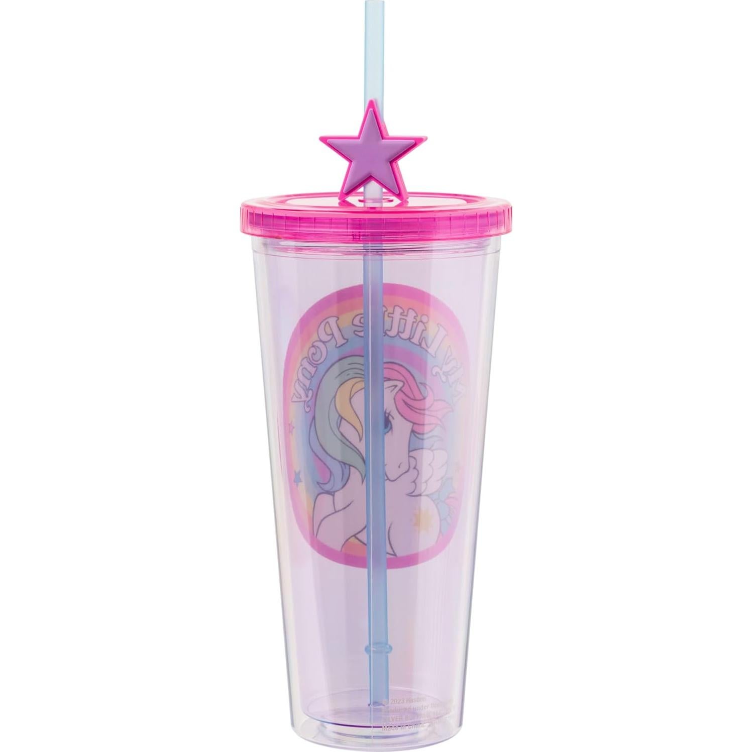 Taza Fría Silver Buffalo My Little Pony 710 ml con Tapa