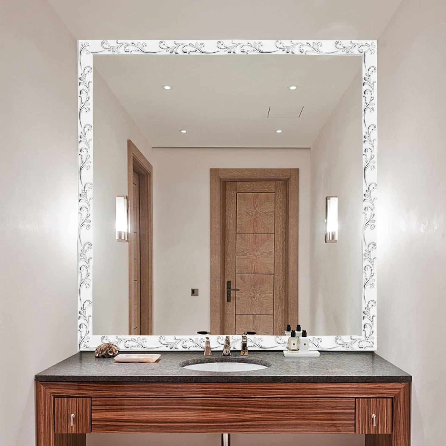 Moldura de Pared Autoadhesiva Duzzy 5 Metros PVC Blanco y Plata