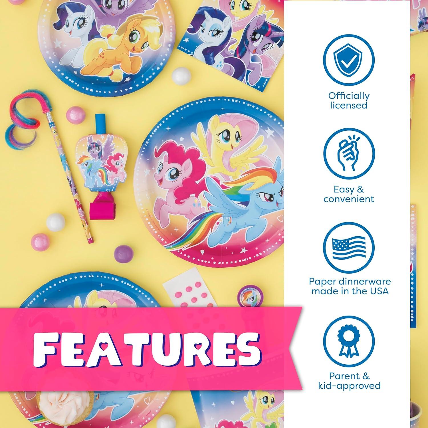 Suministros Fiesta My Little Pony para 16 Invitados