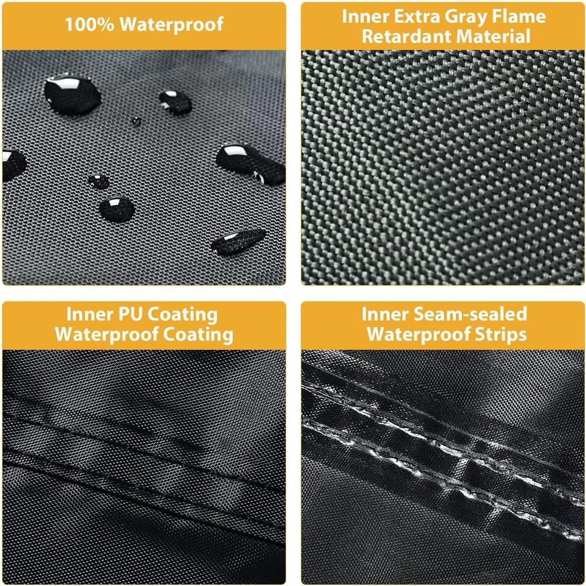 Funda de Motocicleta Impermeable Coverado 264cm Universal