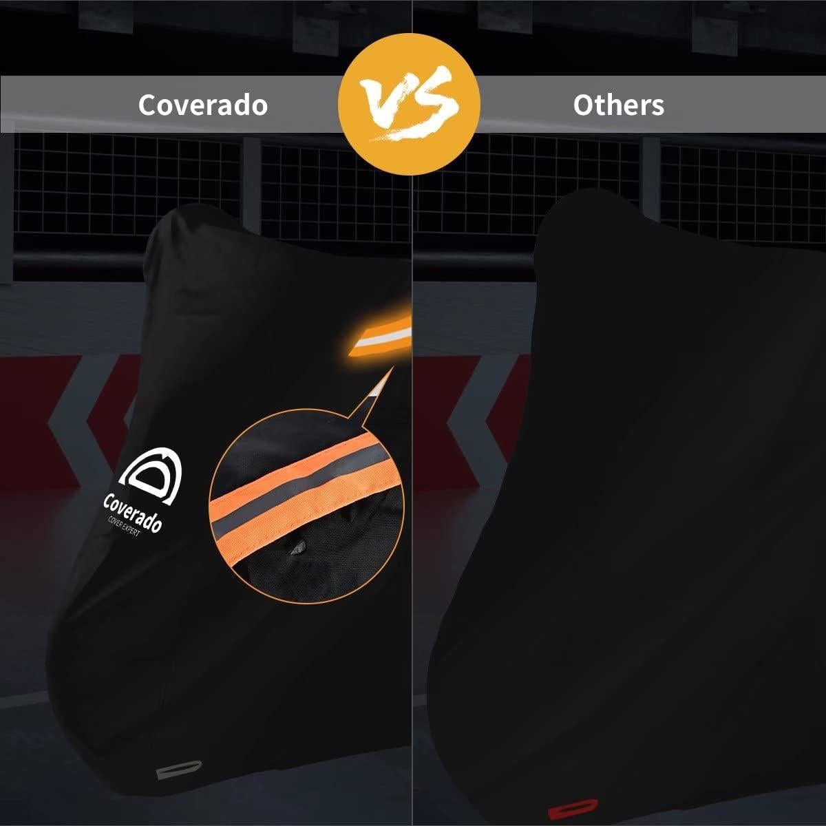 Funda de Motocicleta Impermeable Coverado 264cm Universal