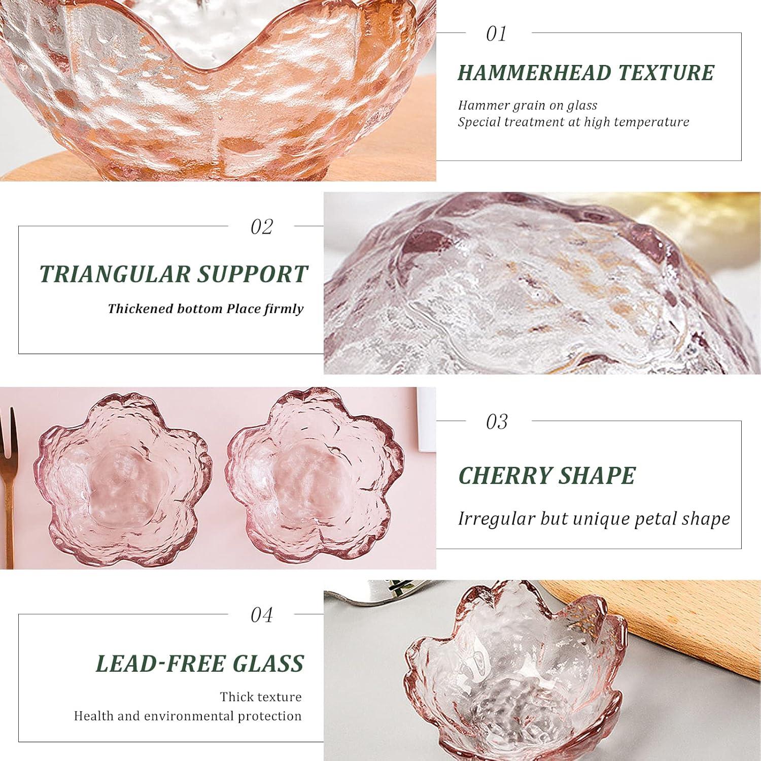 Soporte de Incienso Ziyue de Vidrio Flor de Cerezo 9 Agujeros