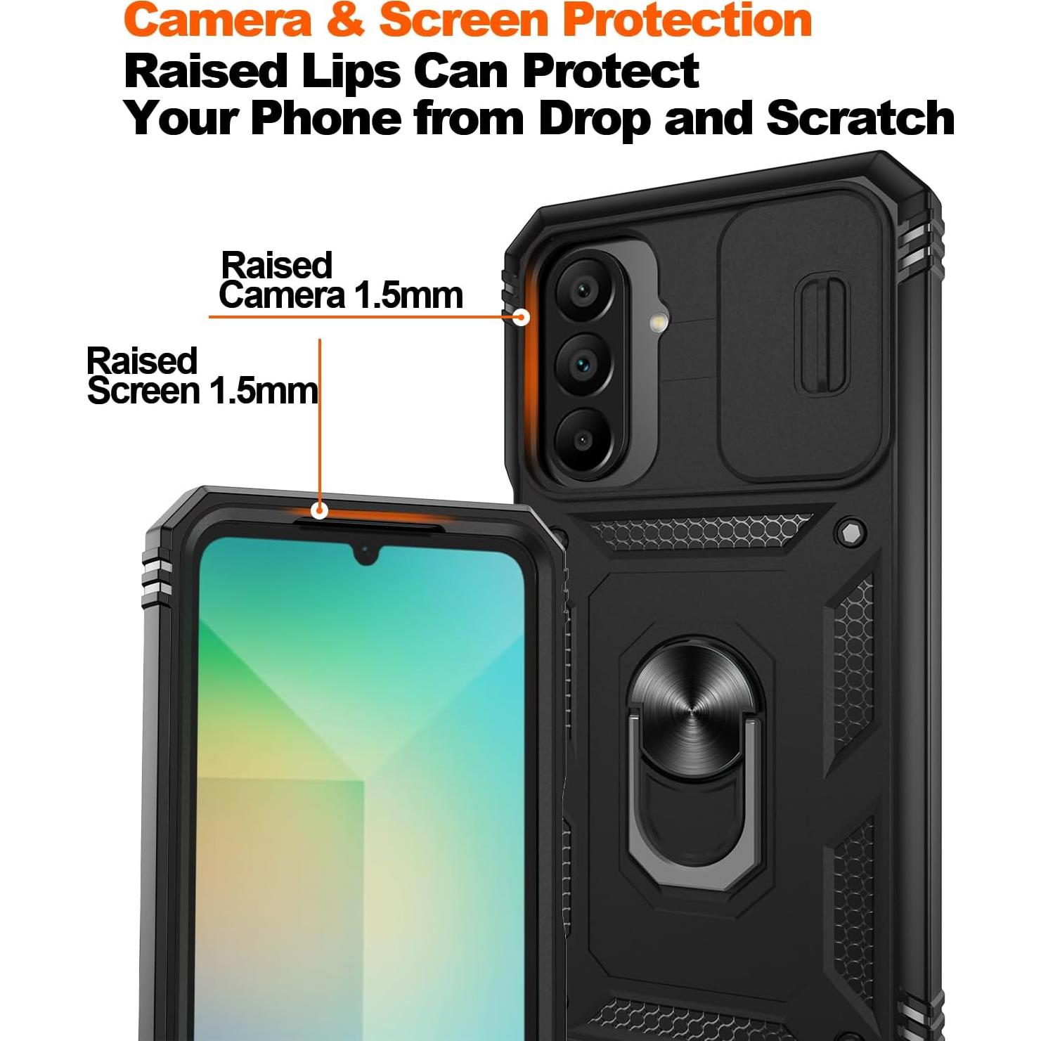 Funda Gritup para Samsung Galaxy A26 5G con 2 Protectores