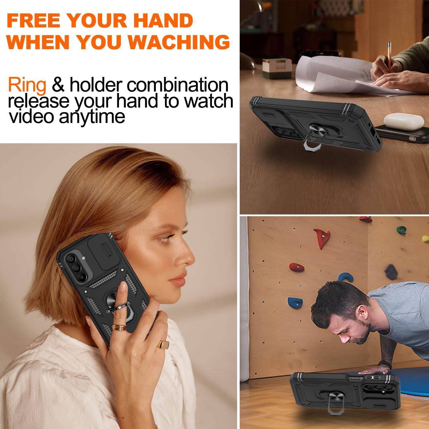 Funda Gritup para Samsung Galaxy A26 5G con 2 Protectores