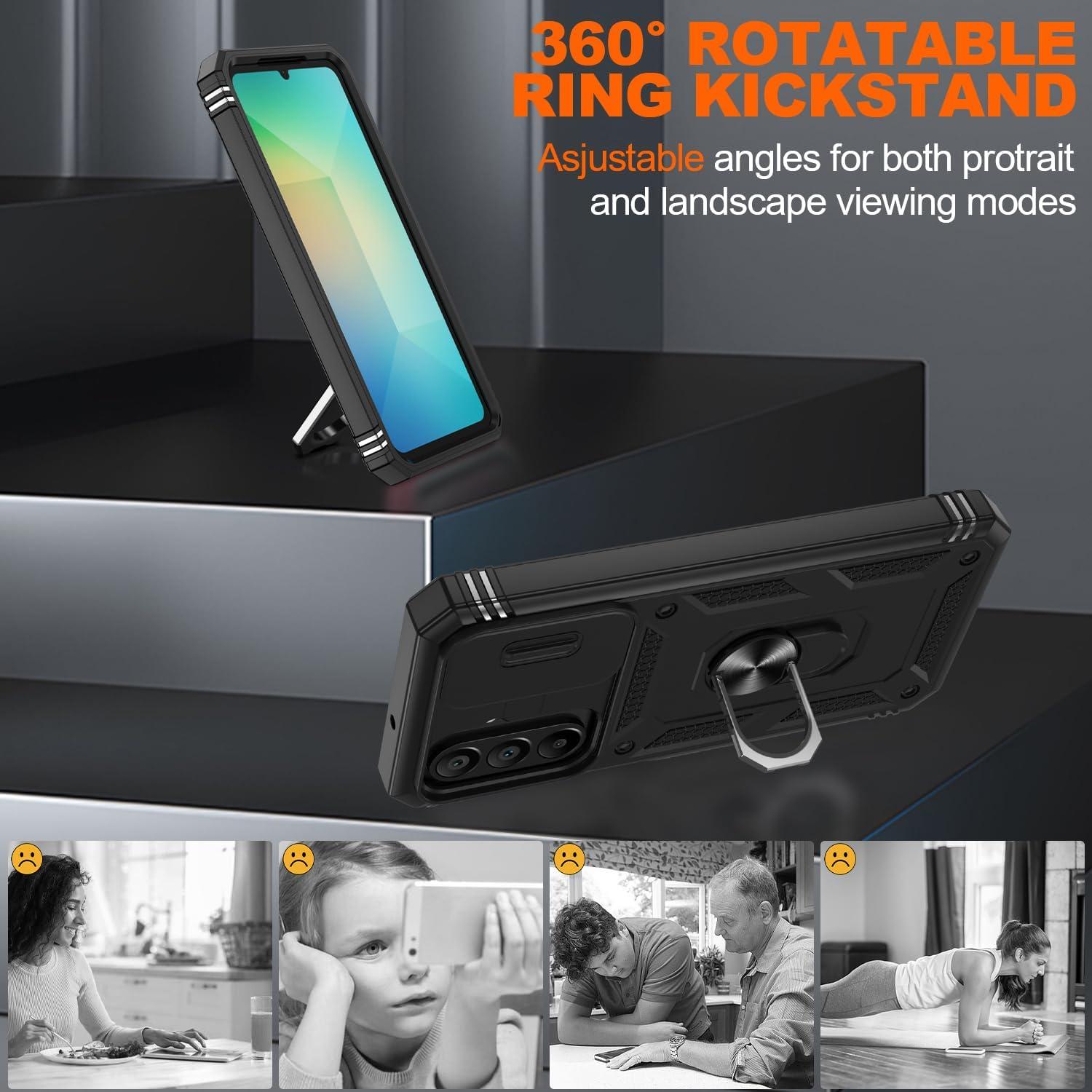 Funda Gritup para Samsung Galaxy A26 5G con 2 Protectores