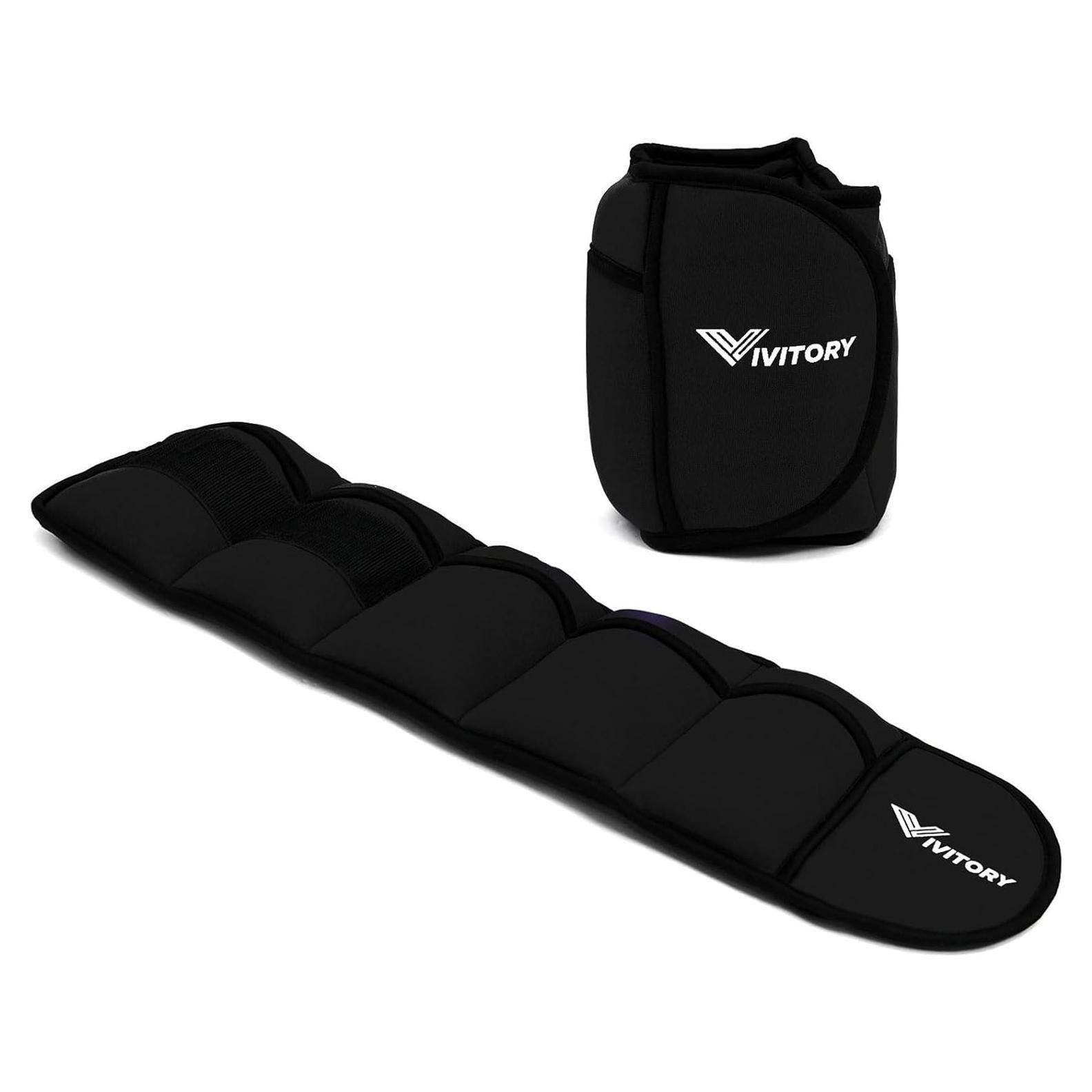 Pesas de Tobillo Ajustables VIVITORY 0.9 a 4.5 kg para Ejercicio