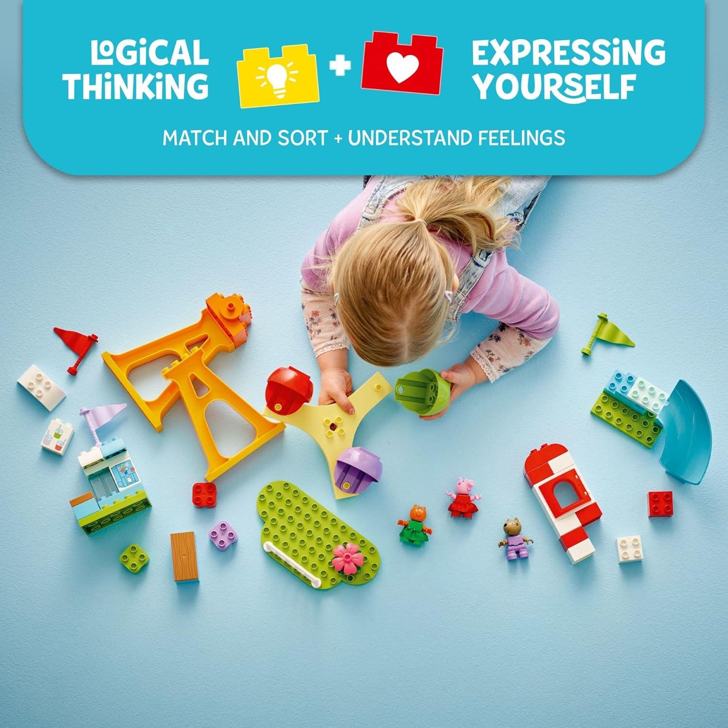 LEGO DUPLO Peppa Pig Feria 53 Piezas Juguete Educativo