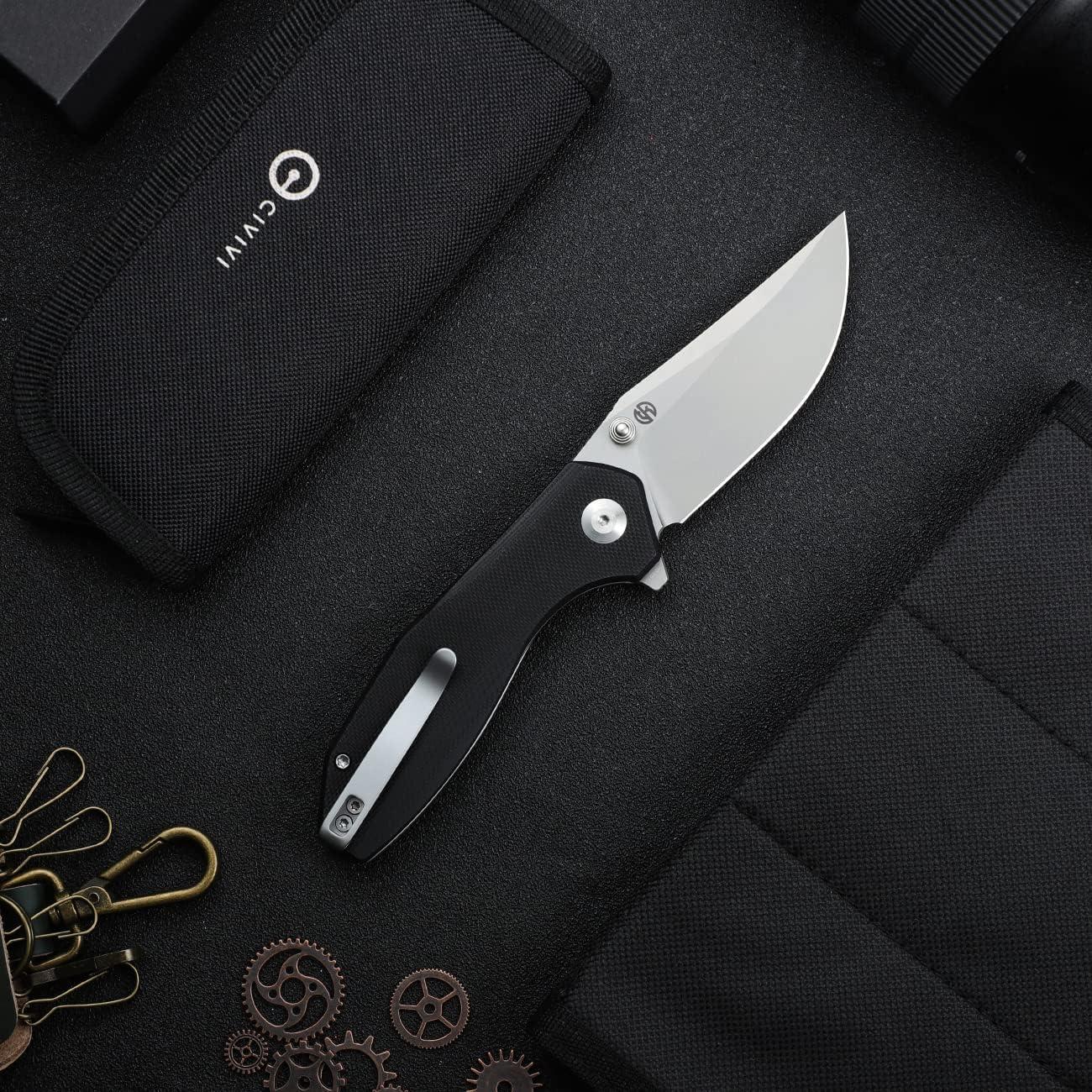 Cuchillo de Bolsillo CIVIVI ODD 22, Hoja 7.54 cm, Mango G10