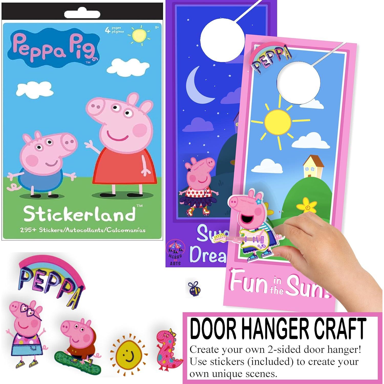 Set de Colorear Peppa Pig - Libro, Stickers y Colgador