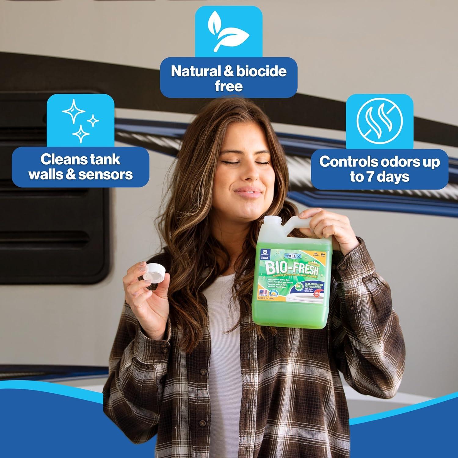 Desodorante Líquido Enzimático Walex Bio-Fresh 32oz Fresco Alpino