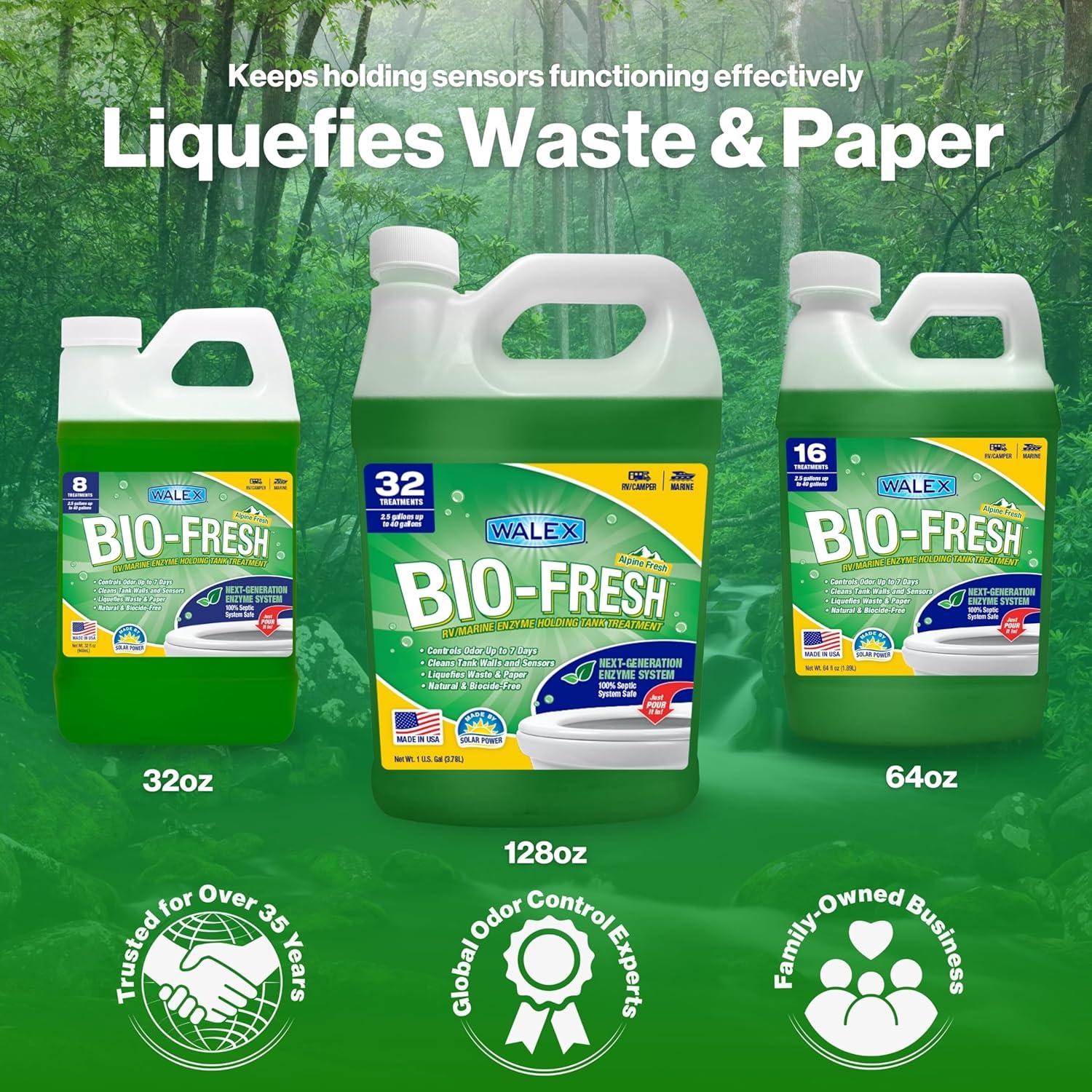 Desodorante Líquido Enzimático Walex Bio-Fresh 32oz Fresco Alpino