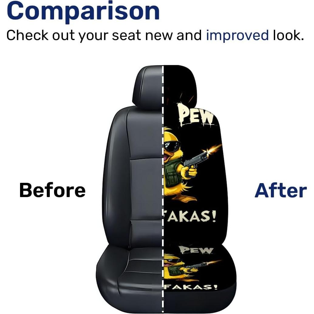 Cubiertas de Asiento Delanteras GENANY para Coche SUV - Juego de 2