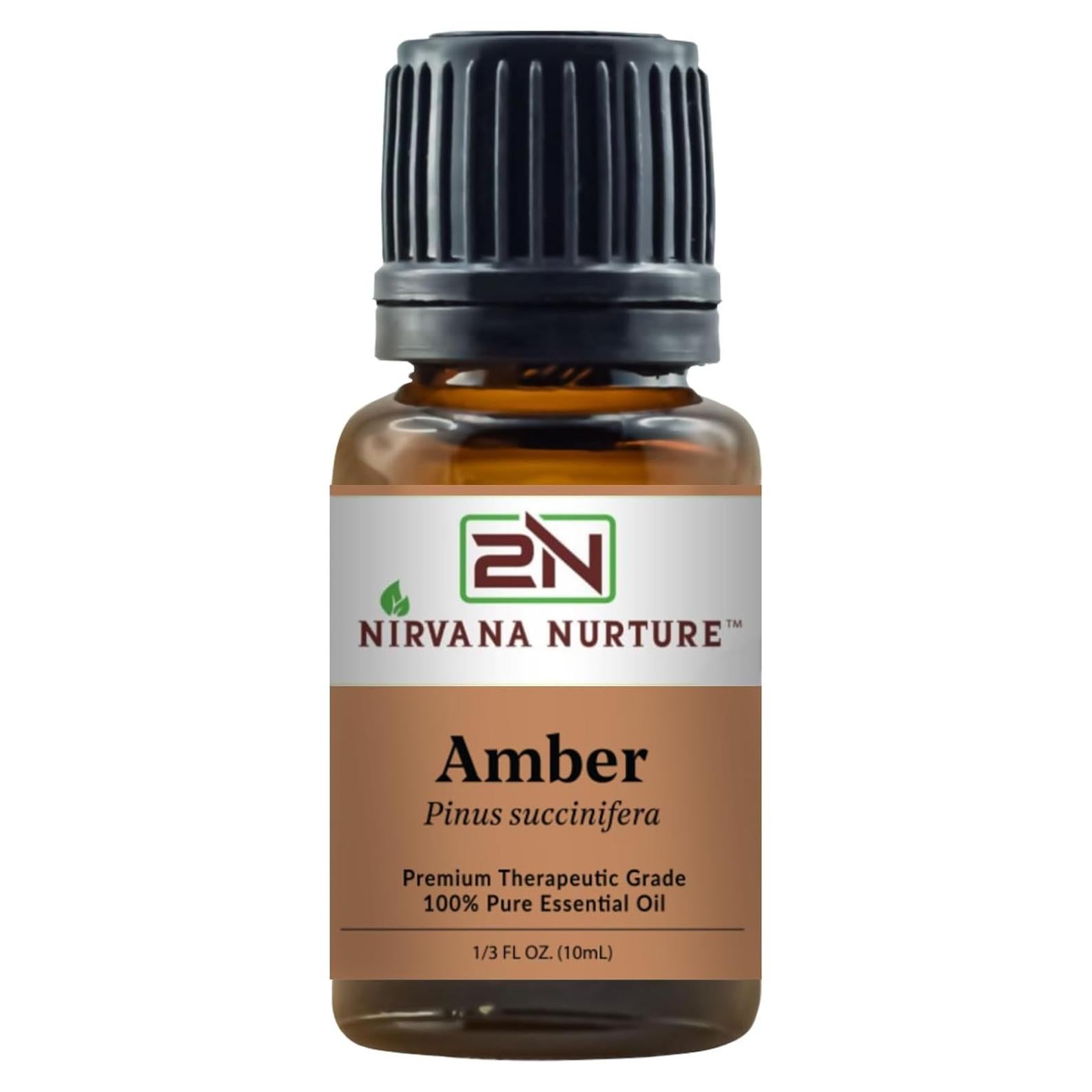 Aceite Esencial de Ámbar 10 ml Nirvana Nurture Puro Terapéutico