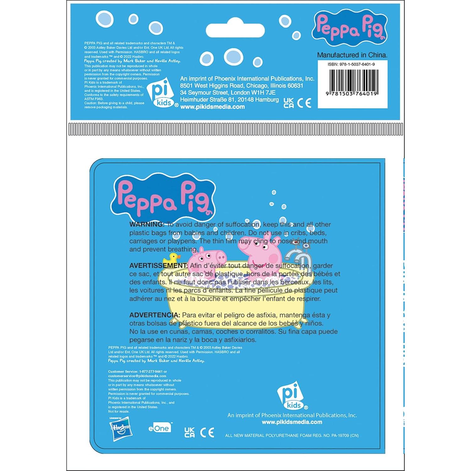 Peppa Pig - Fun in the Tub! Waterproof Bath Book / Bath Toy - PI Kids