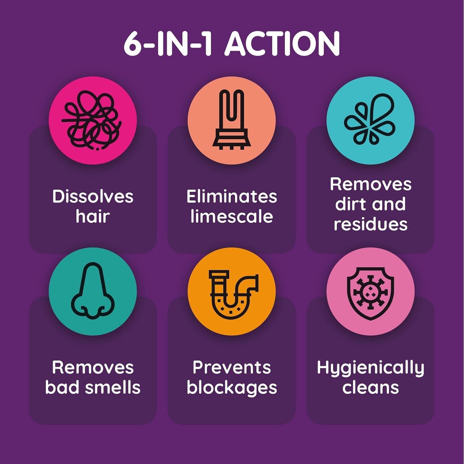 Limpiador de Lavadora Vamoosh 6 en 1 Algodón Fresco 340g