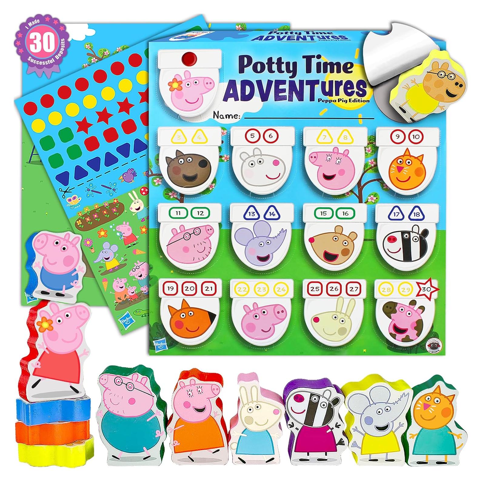 Juego de Entrenamiento en el Baño Lil ADVENTS Peppa Pig