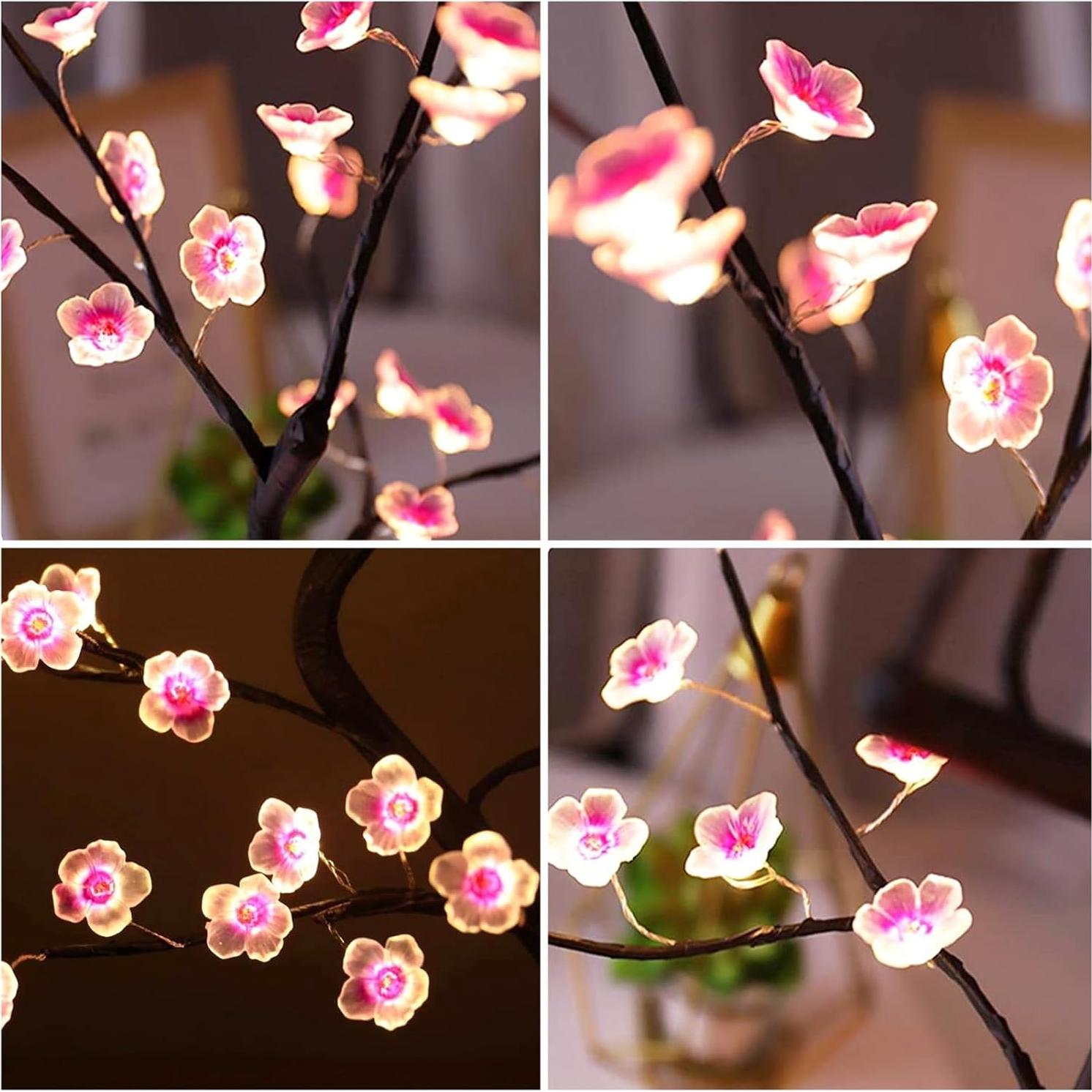 Luz de Árbol de Cereza LED 36 Luces OURBAOFU 50.8 cm