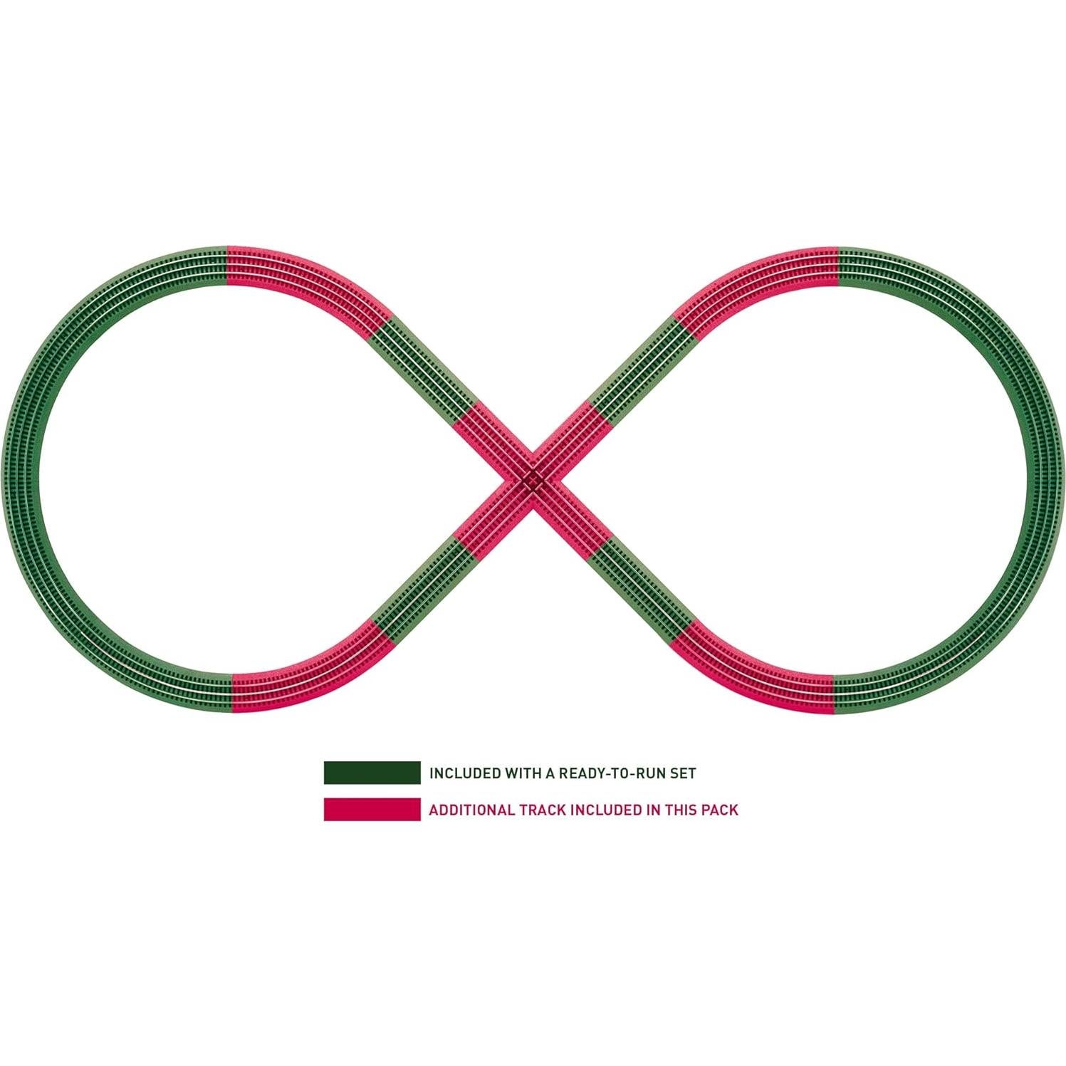 Paquete de Pista Adicional Figure-8 Lionel FasTrack 1.24 kg