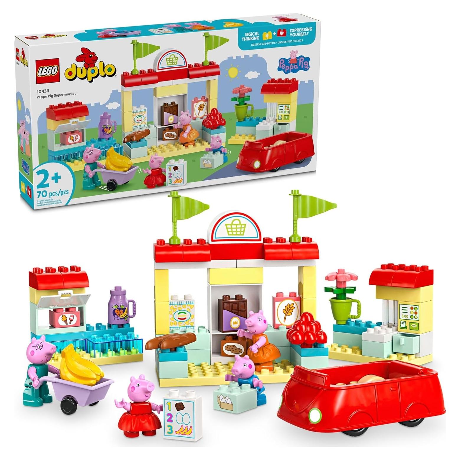 LEGO DUPLO Peppa Pig Supermercado 70 Piezas Juguete Infantil