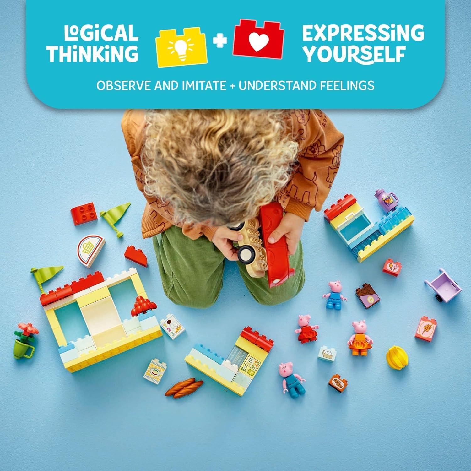 LEGO DUPLO Peppa Pig Supermercado 70 Piezas Juguete Infantil