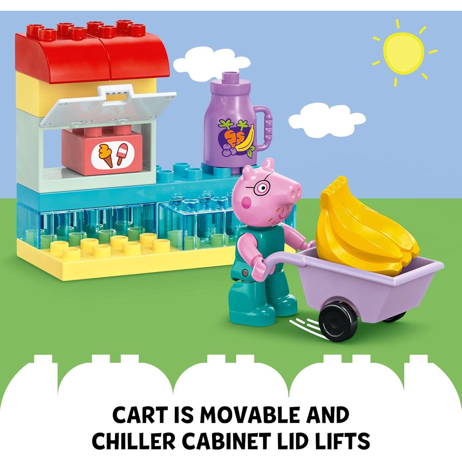 LEGO DUPLO Peppa Pig Supermercado 70 Piezas Juguete Infantil