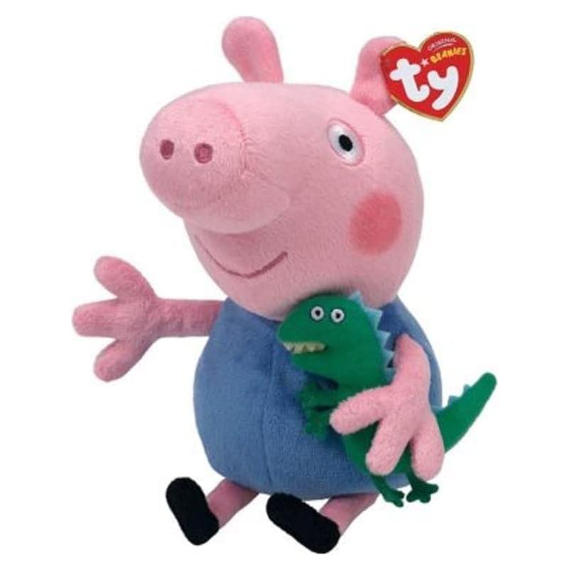 Ty Beanie Babies George - Cerdo de peluche 15 cm