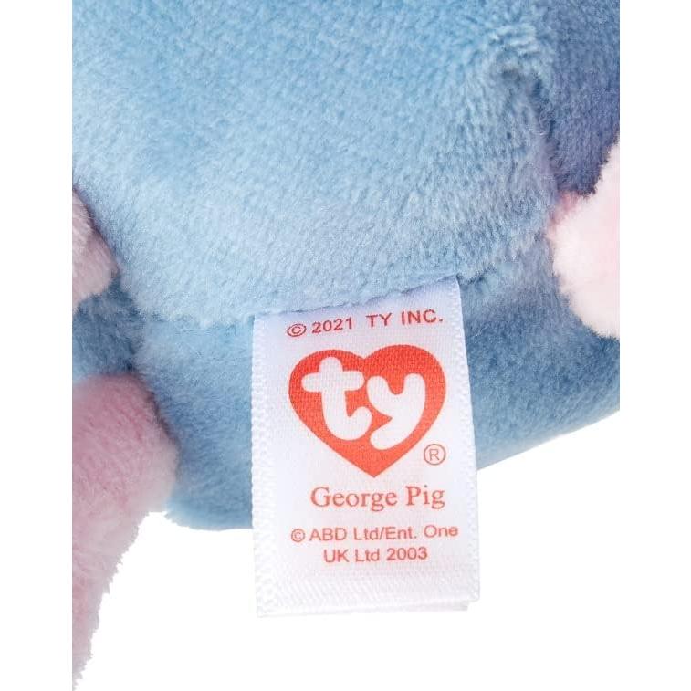 Ty Beanie Babies George - Cerdo de peluche 15 cm
