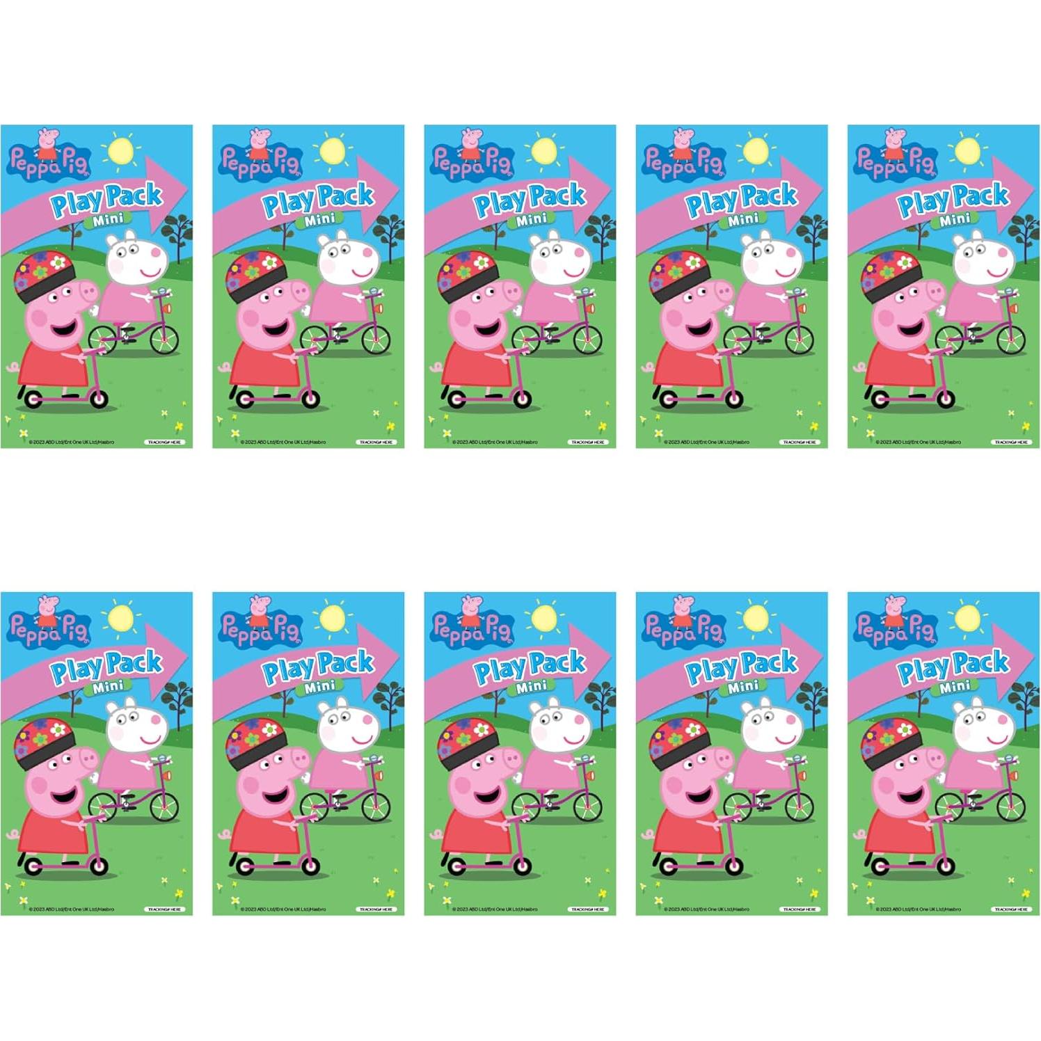 Paquete de Juego Mini Peppa Pig Bendon con Crayones y Stickers