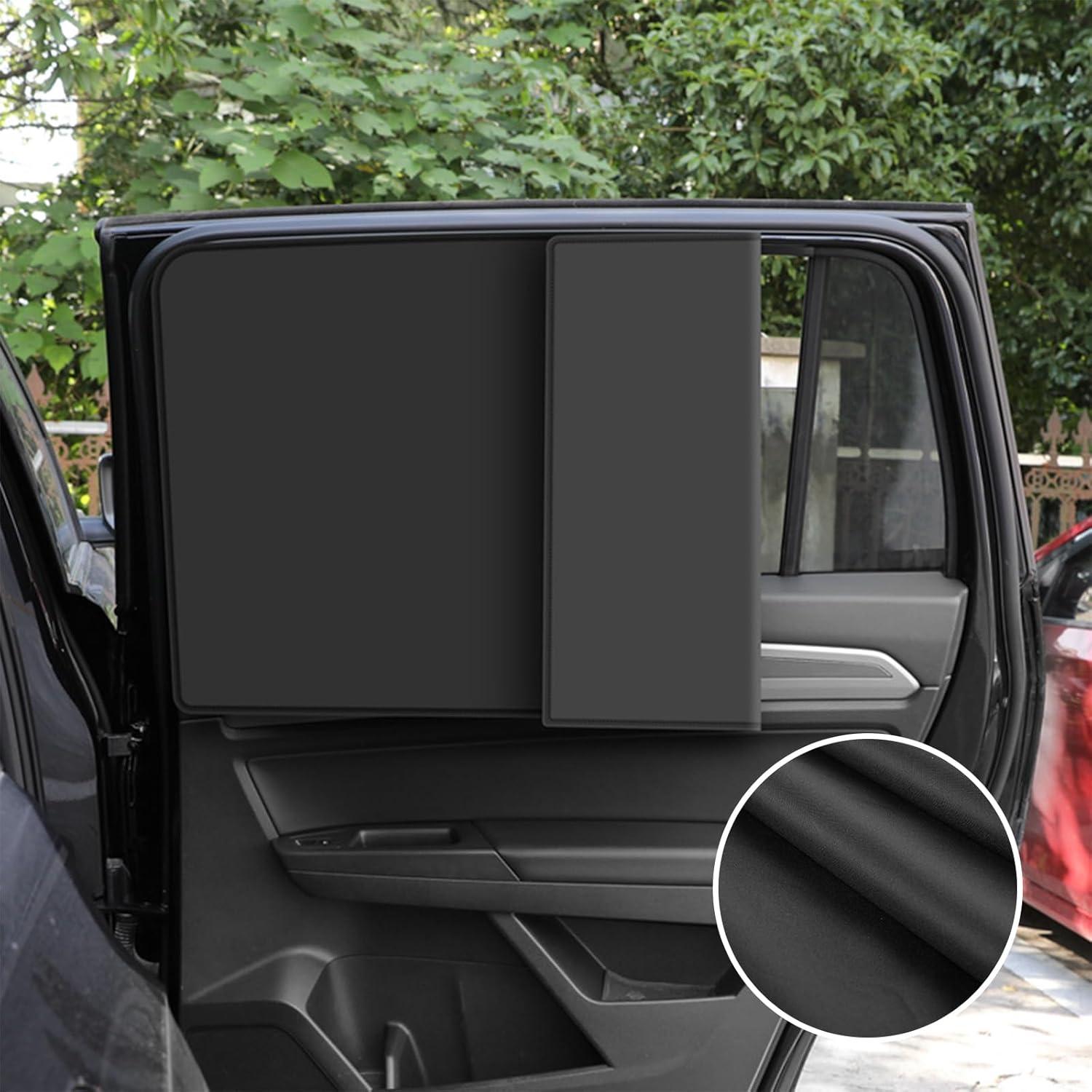 Cortinas de Sol Opacas NGHEY 4 PCS para Ventana de Coche